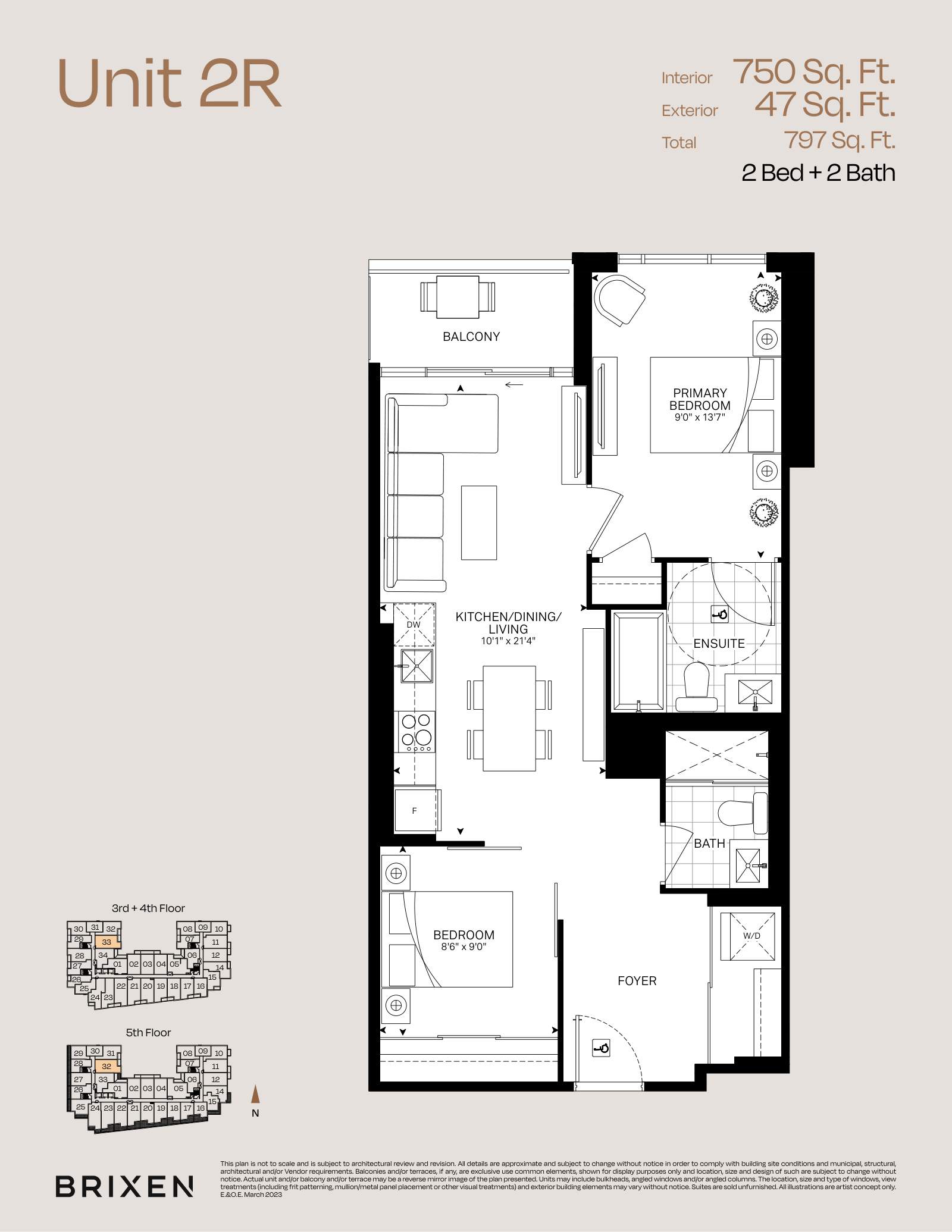 Suite 2R Floor Plan