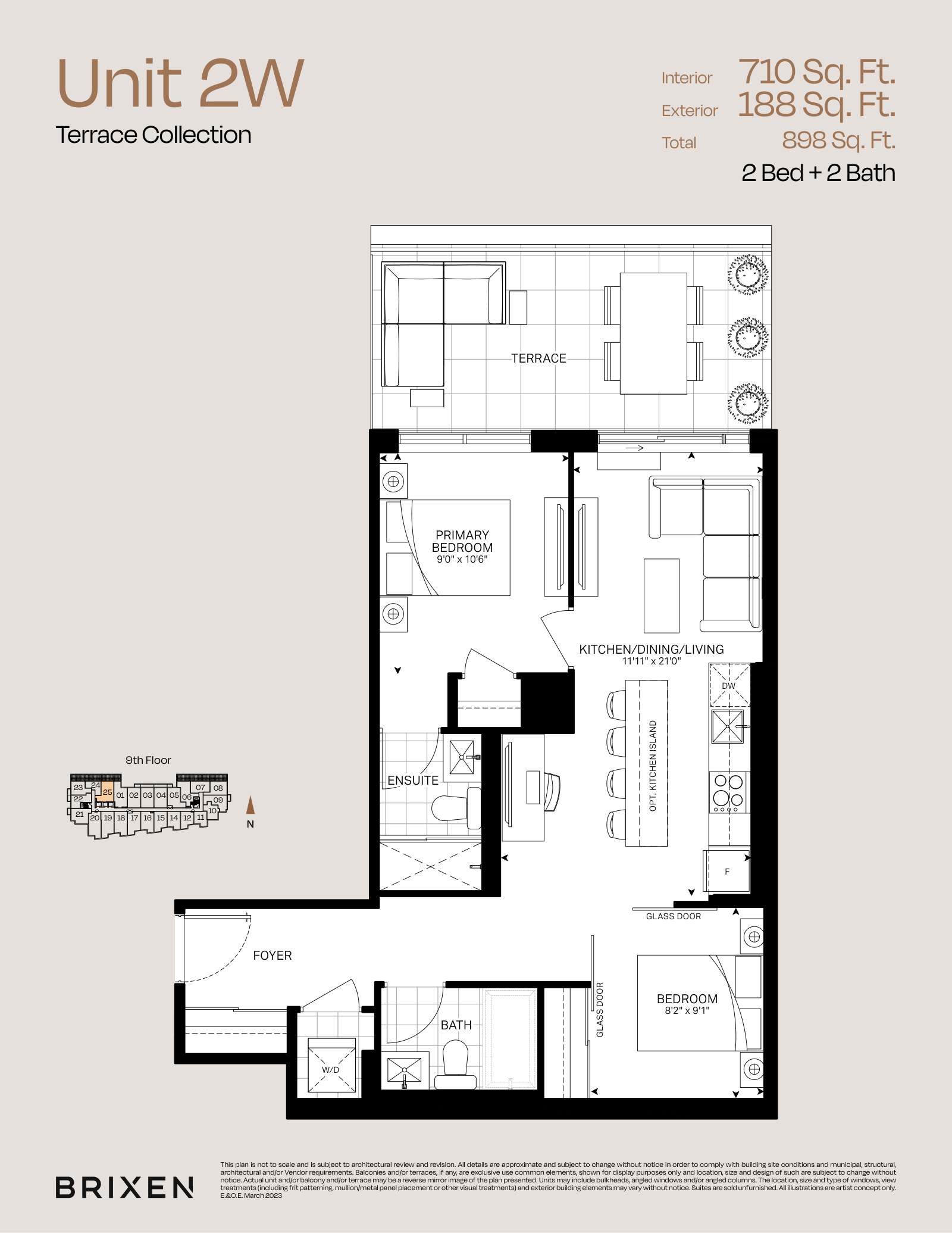 Suite 2W Floor Plan