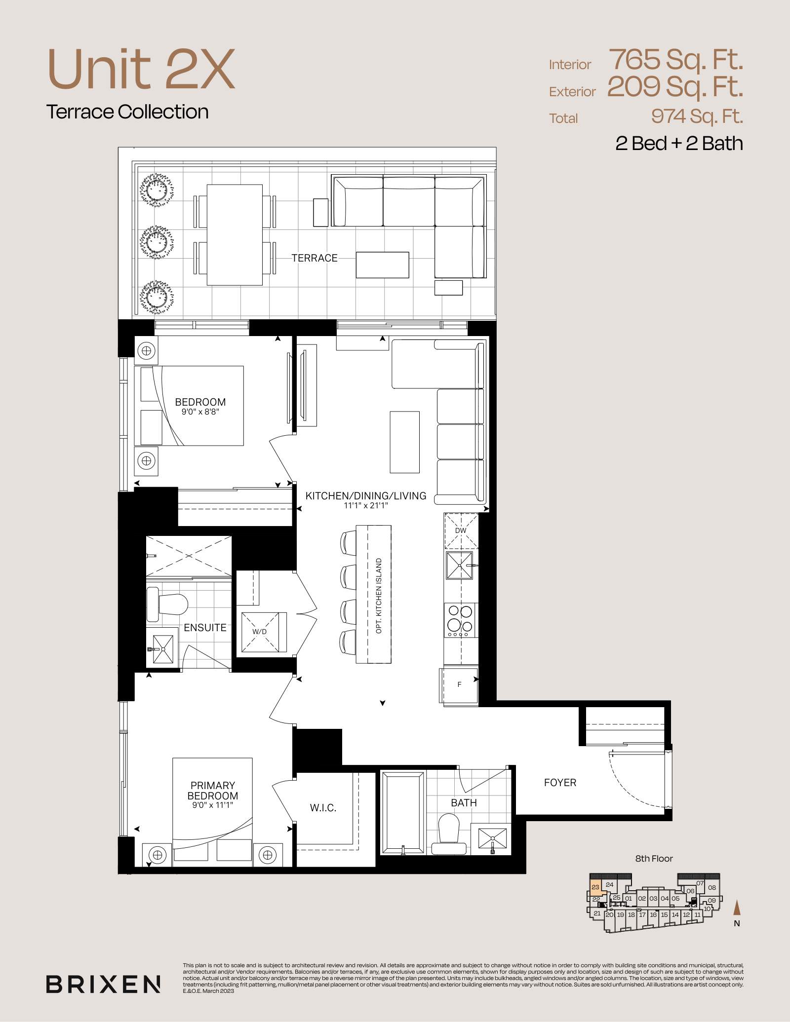 Suite 2X Floor Plan