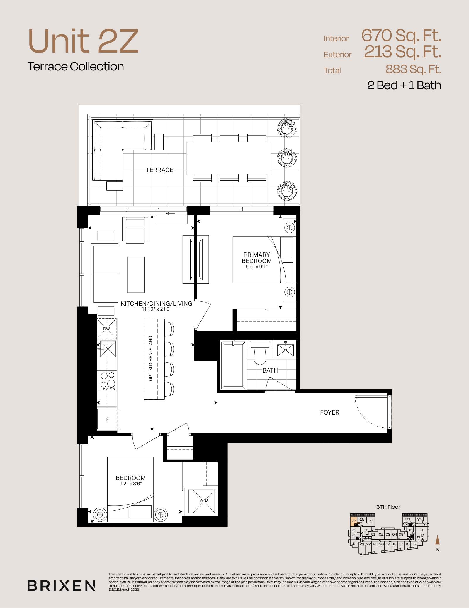 Suite 2Z Floor Plan