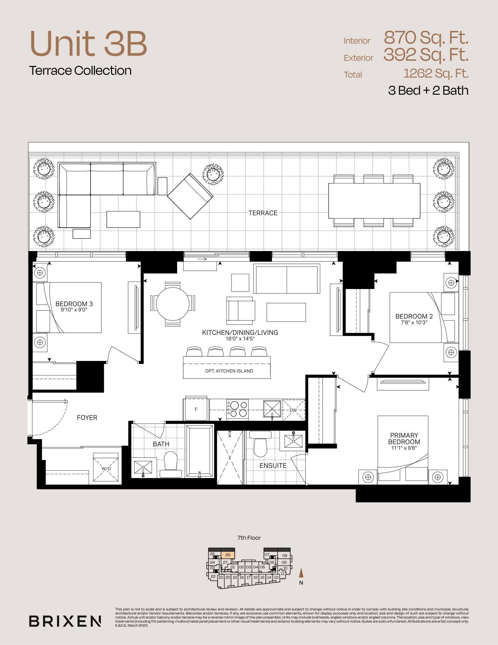 Suite 3B Floor Plan
