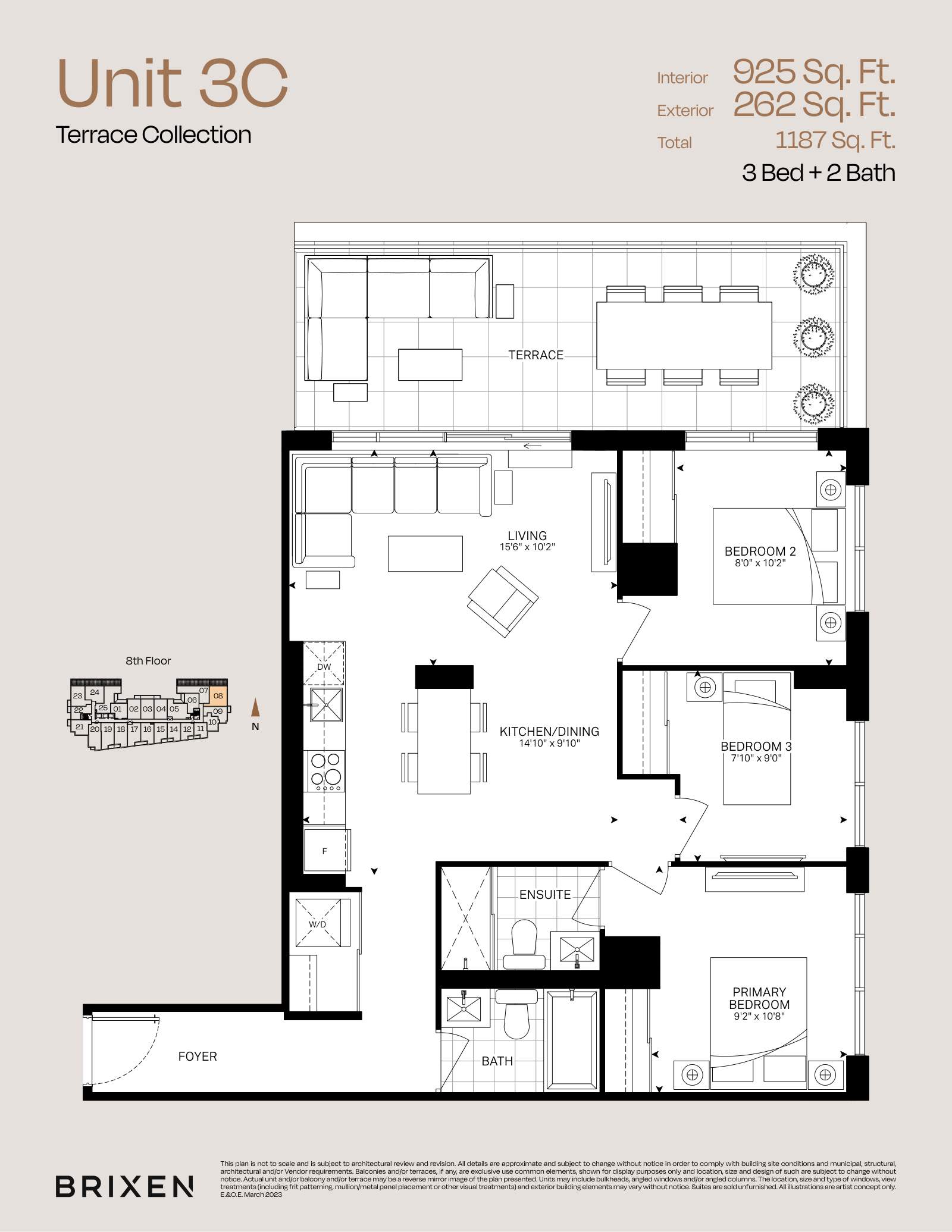 Suite 3C Floor Plan