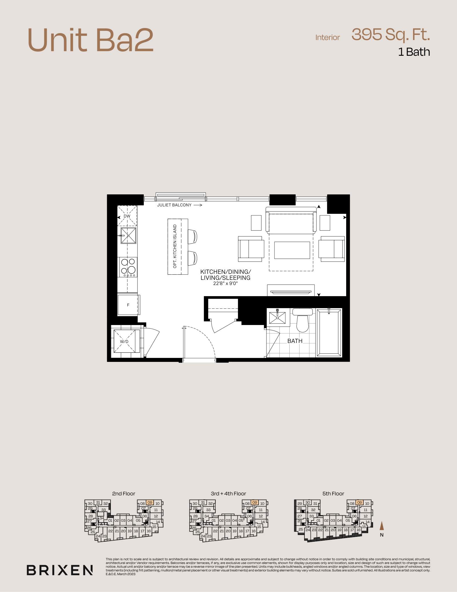 Suite BA2 Floor Plan