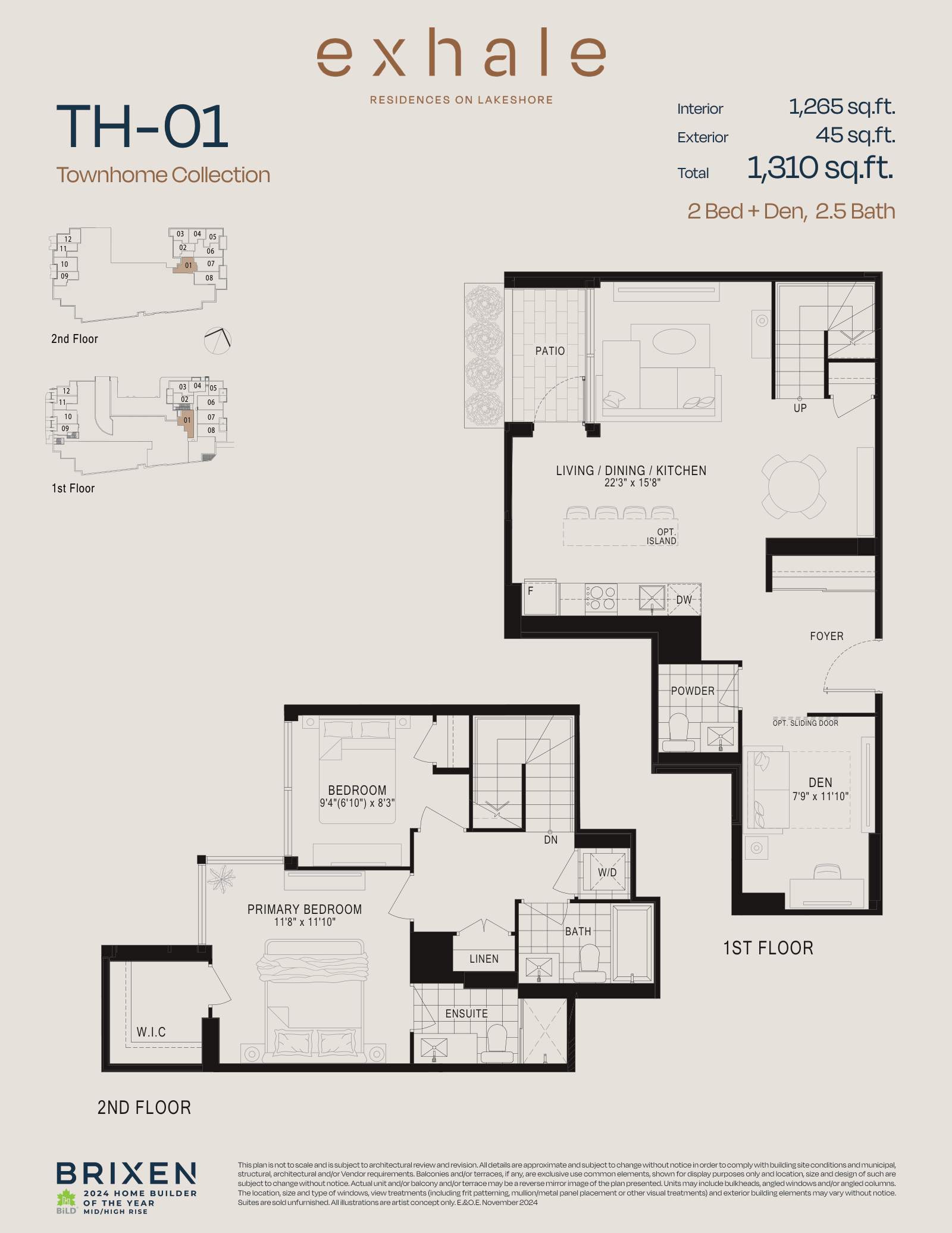 Townhome 1 Floor Plan