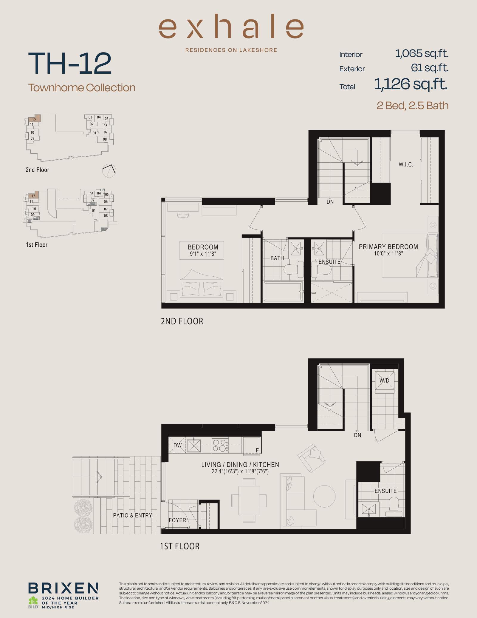 Townhome 11 Floor Plan