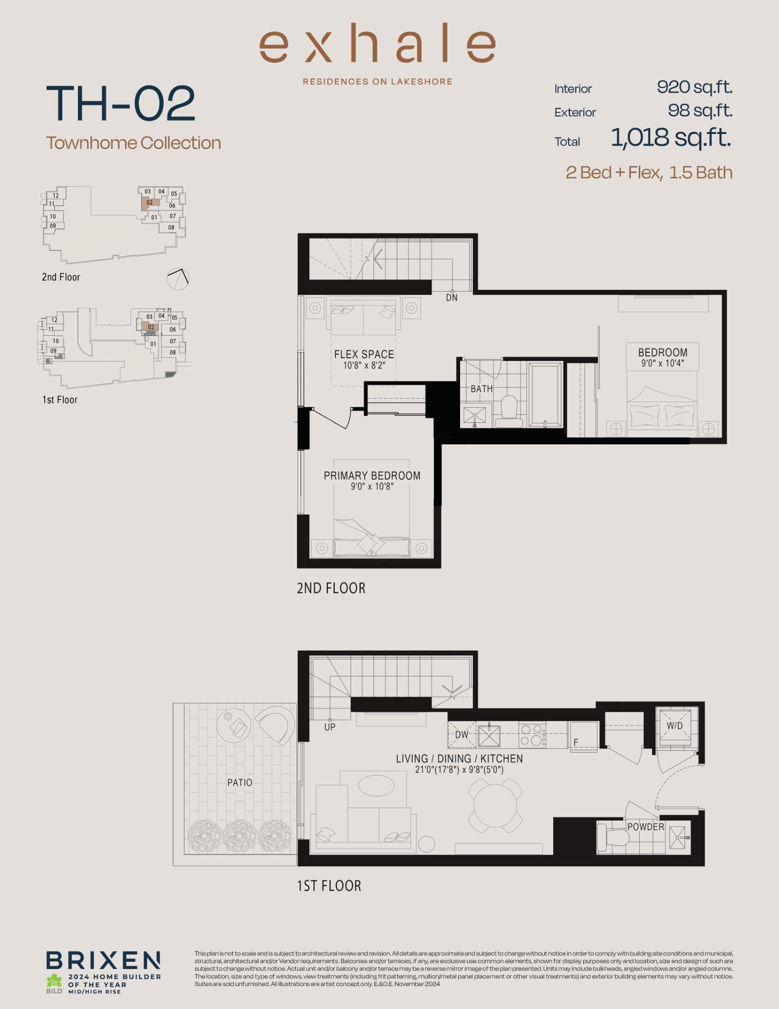 Townhome 2 Floor Plan