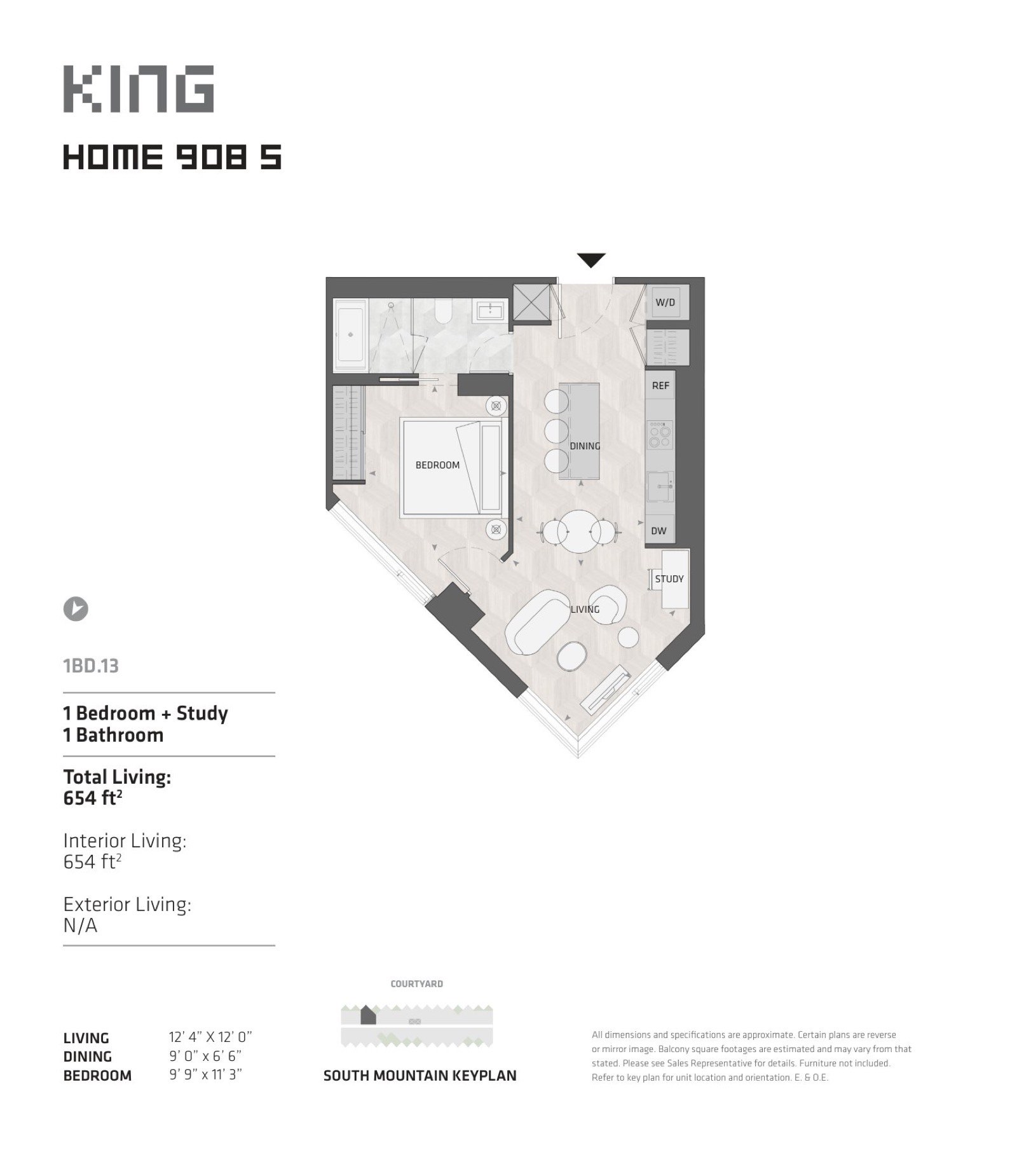 Home 908 S · South Mountain Floor Plan