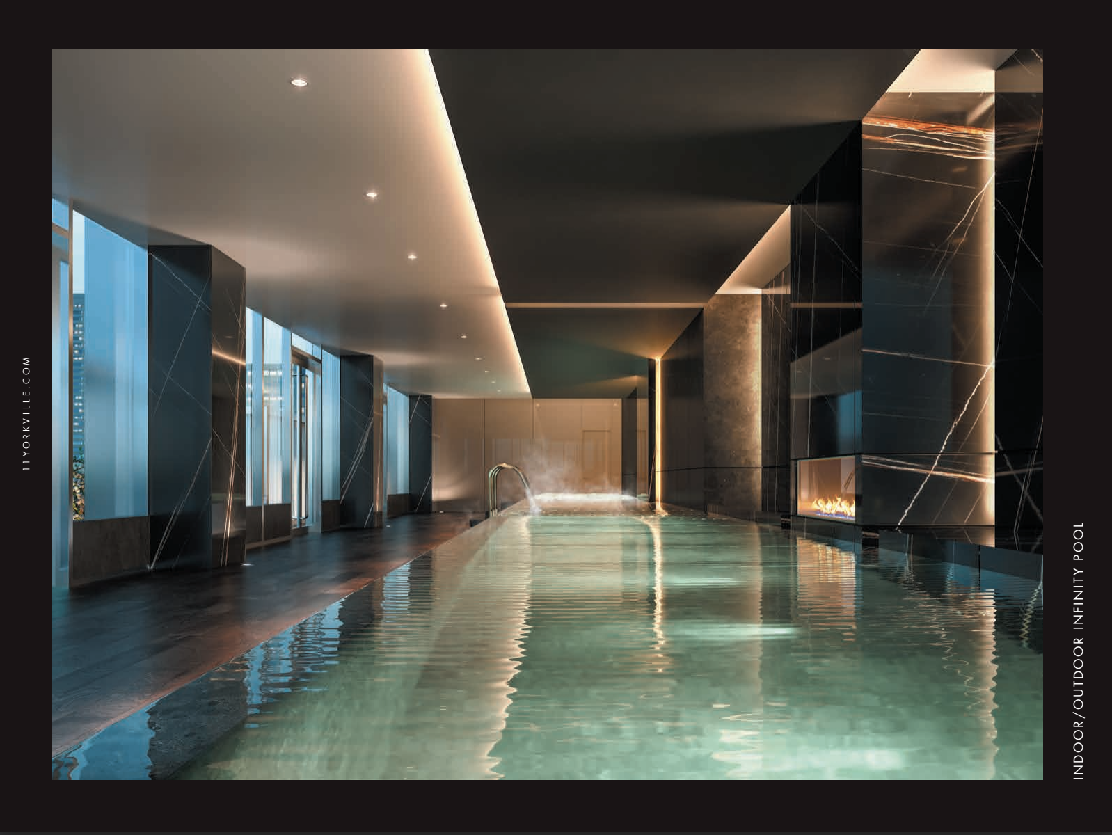 Indoor/Outdoor Infinity Pool