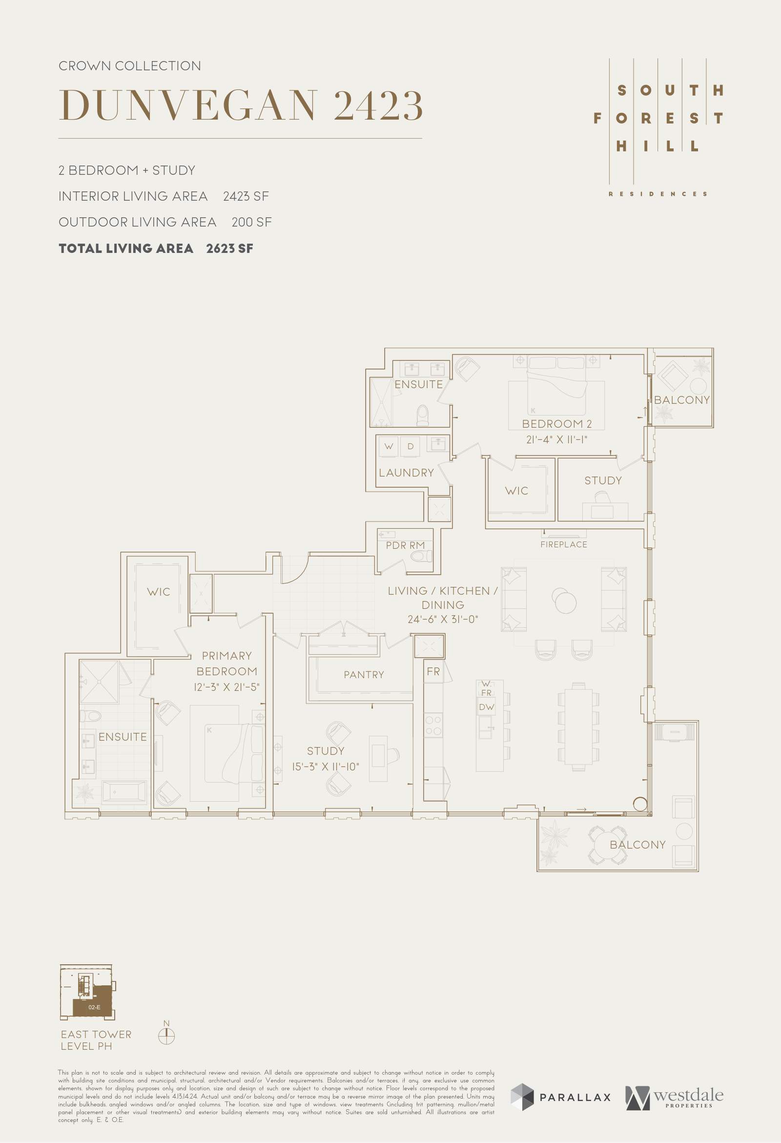 Dunvegan 2423 PH Floor Plan