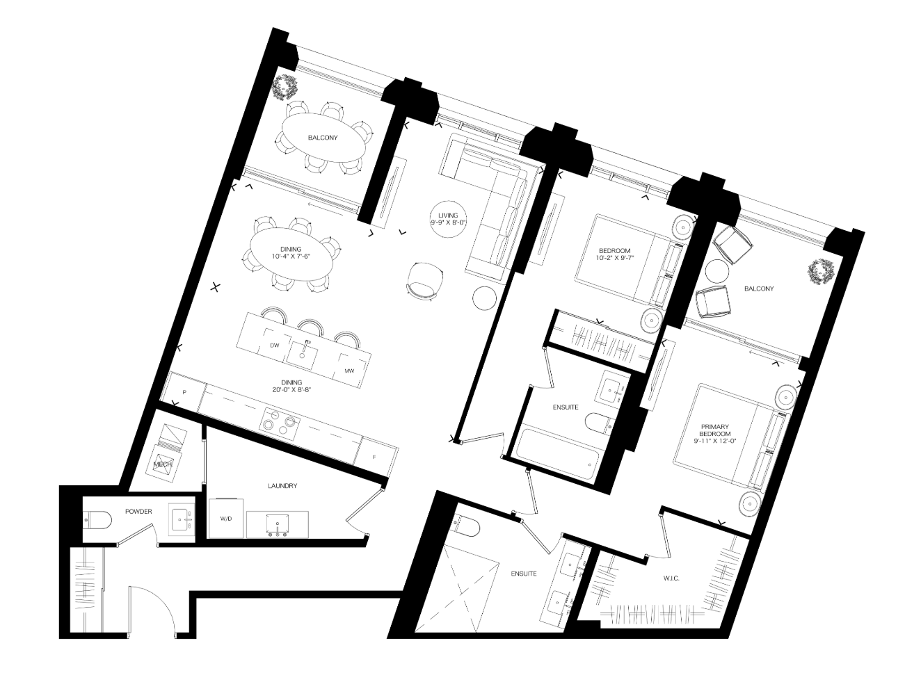 Suite 1333 Floor Plan