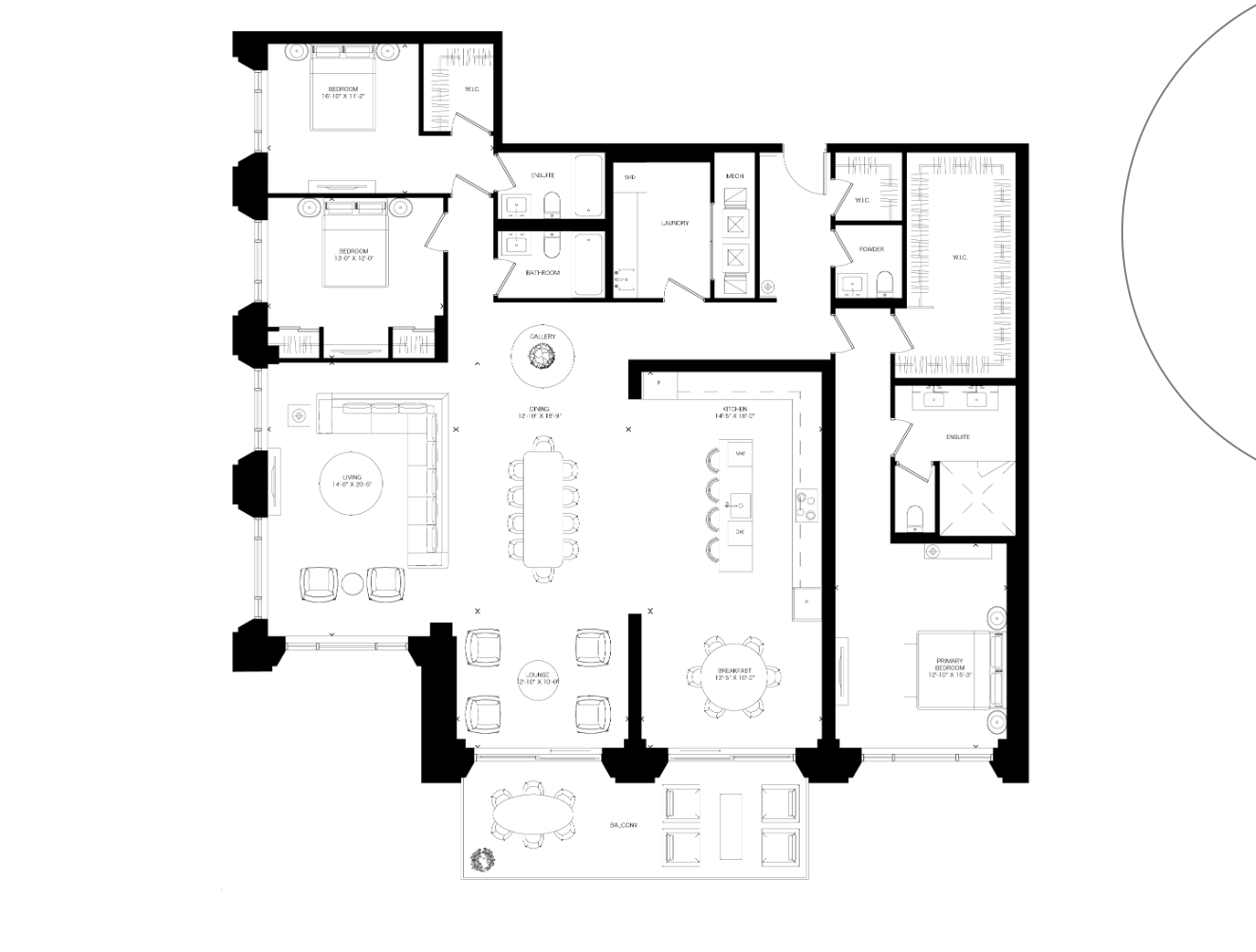 Suite 2749 Floor Plan