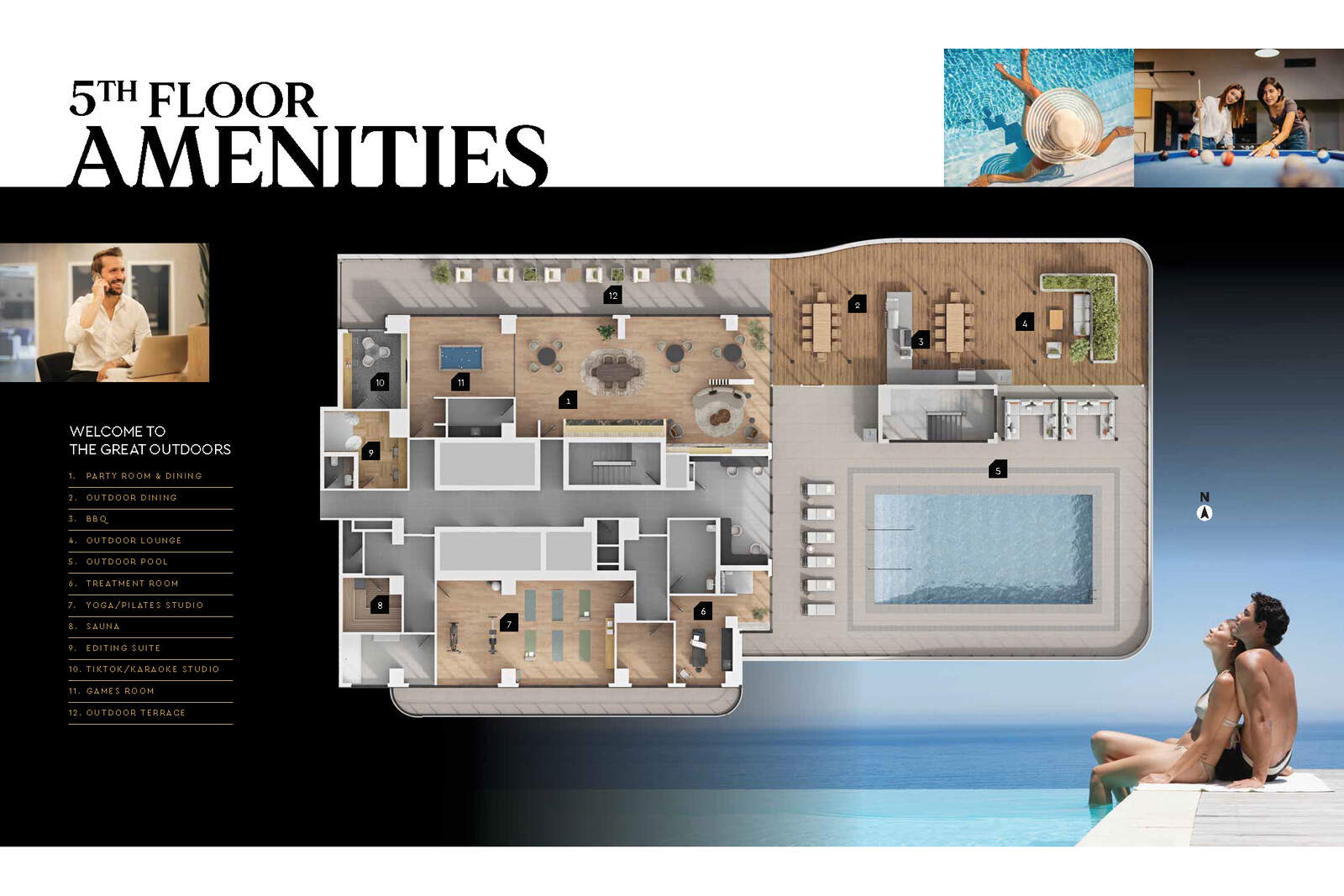 The Grand 5th Floor Amenities