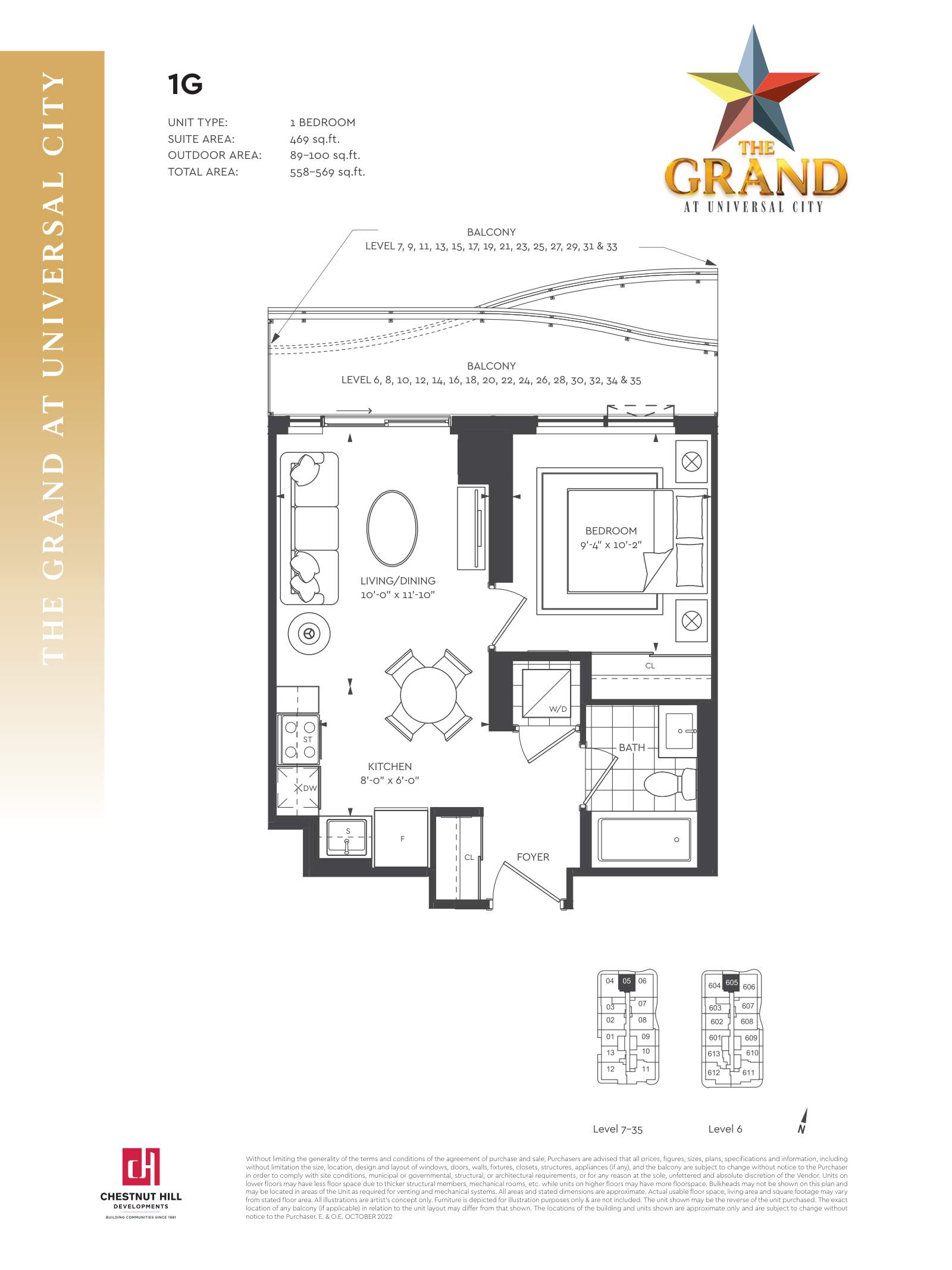 Suite 1G Floor Plan