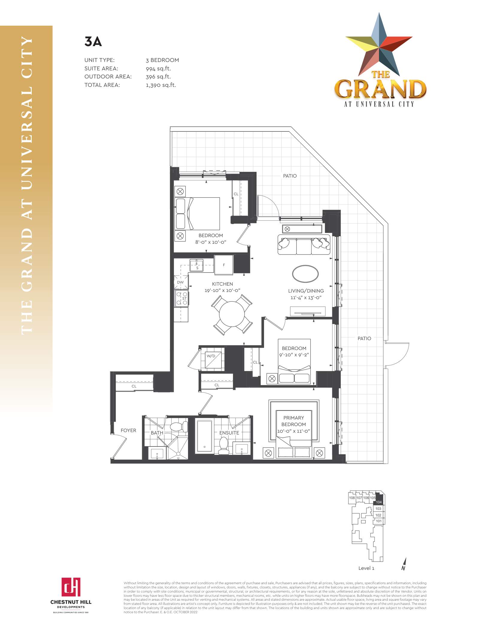 Suite 3A Floor Plan