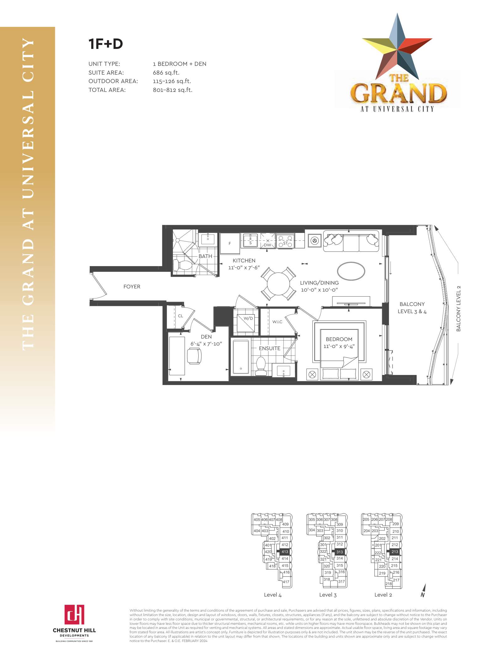 Suite 1F+D Floor Plan