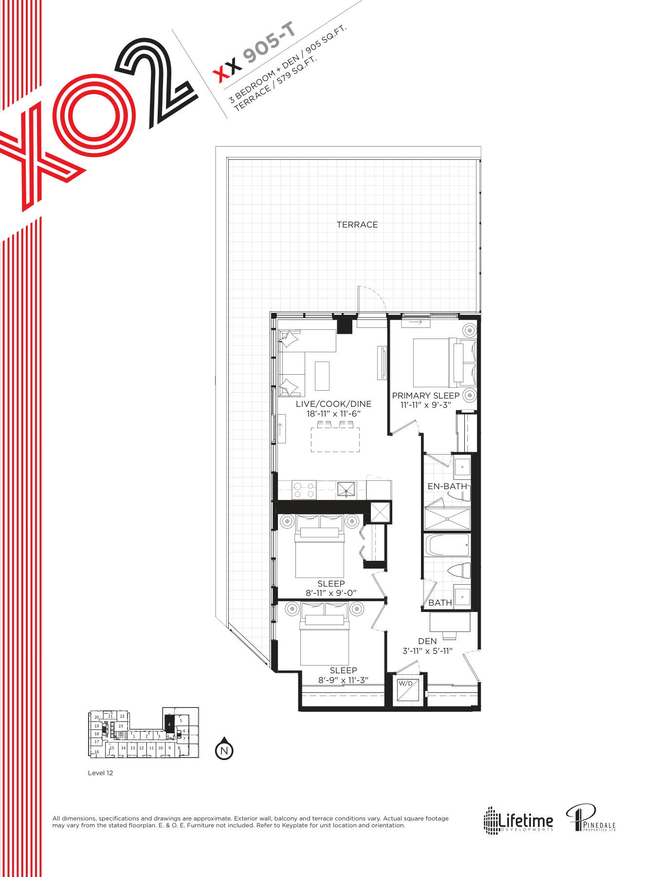 XX 905-T Floor Plan
