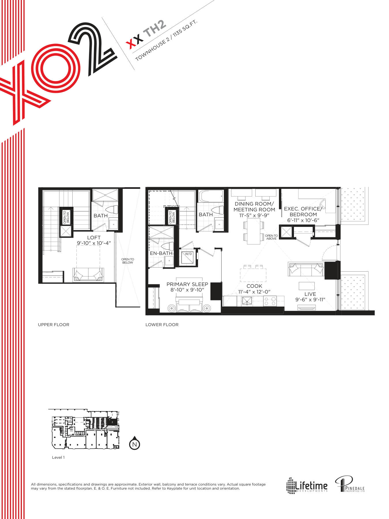 XX TH2 Floor Plan