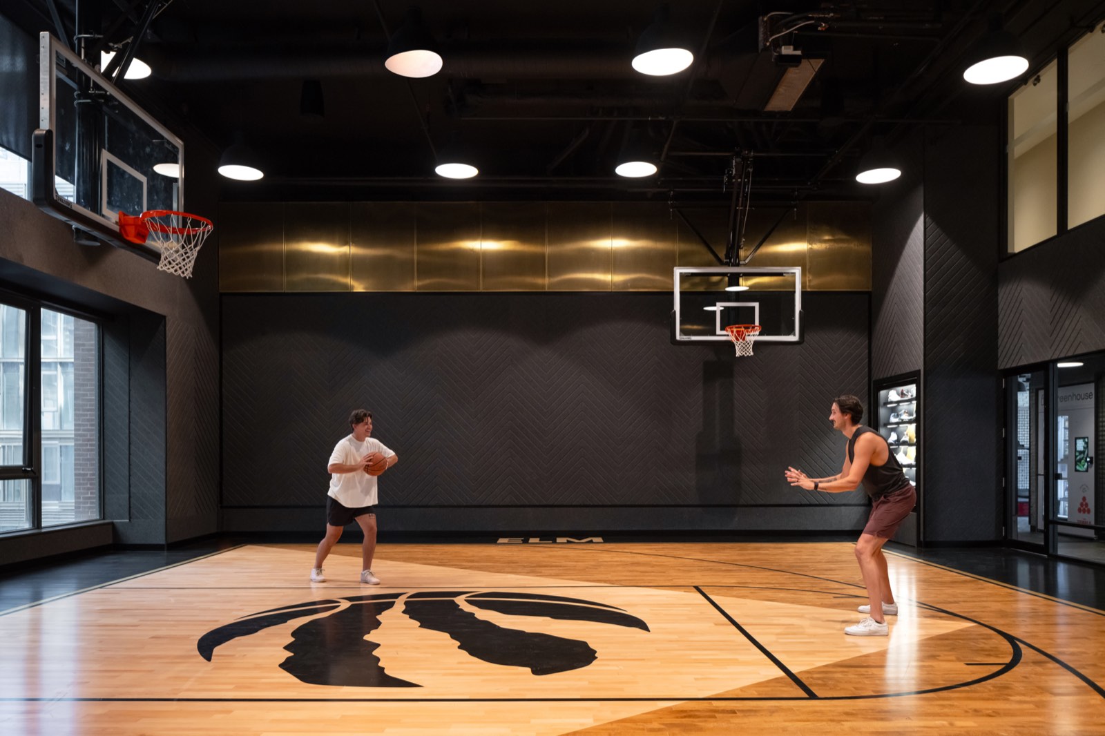 NBA Basketball Court